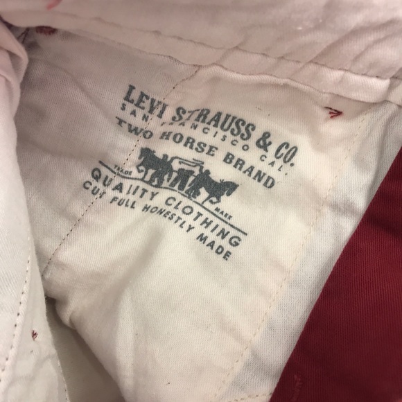 Levis Mens 511 Slim Fit Utility Red Pants 28X32 - Picture 5 of 5